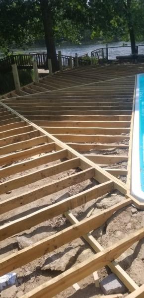 POOL DECK FRAMING